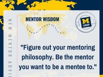 New Mentor Advice